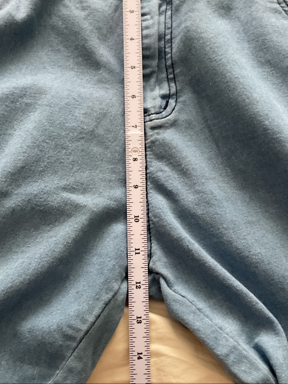 Plus 2XL Women's Light Blue Lace-Up Flare Jeans - Picture 11 of 13